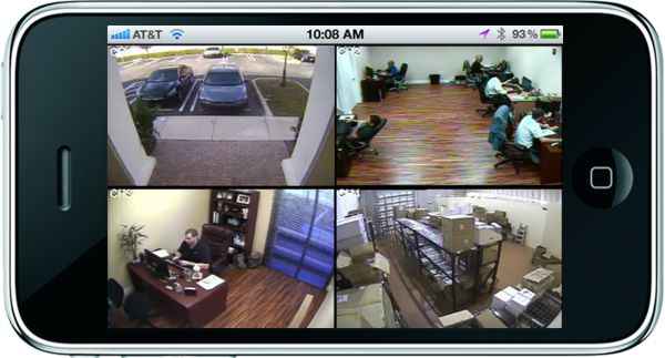 CCTV on the iPhone CCTV on the iPhone