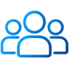 Team of IT professionals collaborating in an office environment.